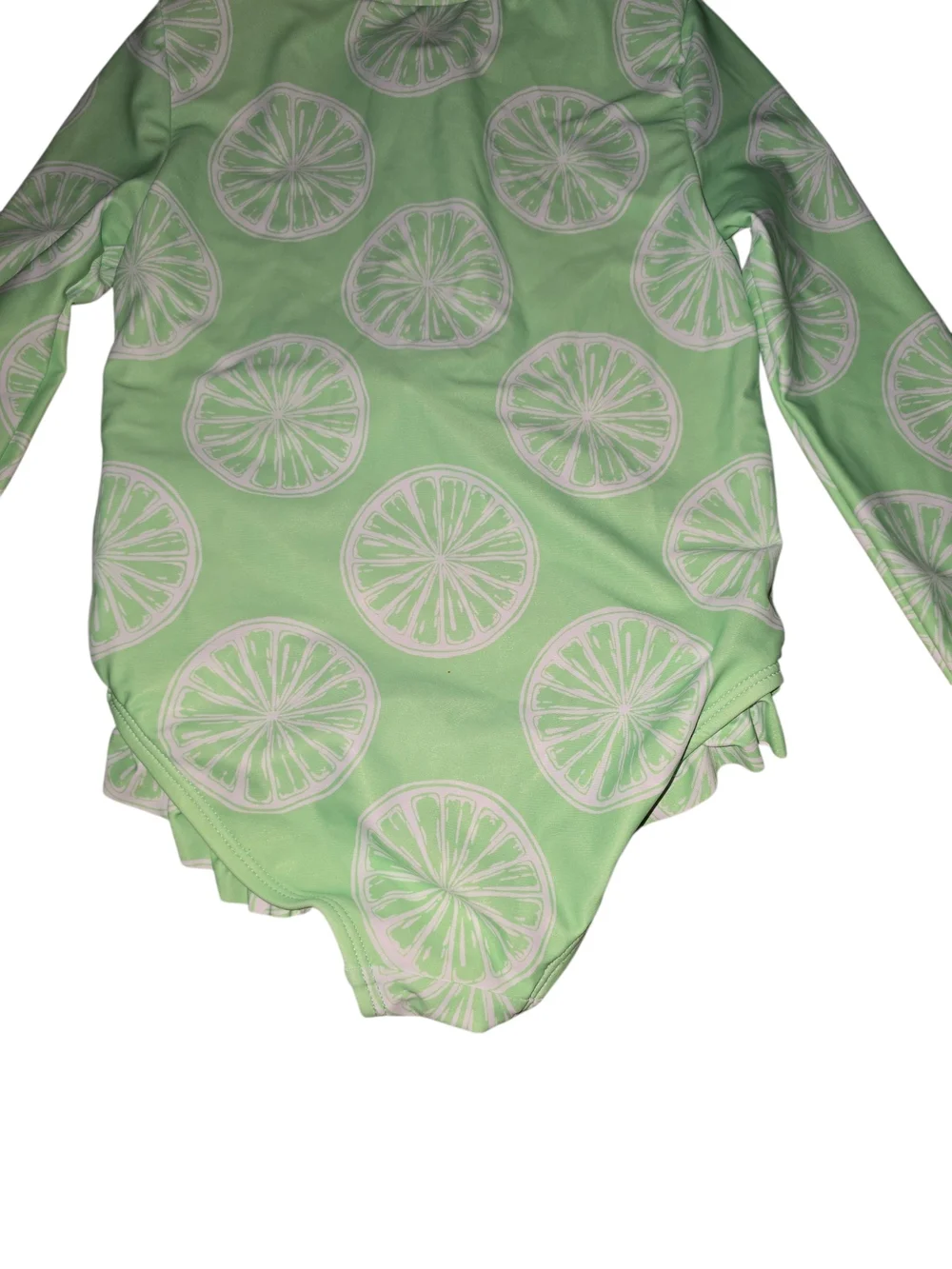 Carter's Mint Green Citrus Print Long Sleeve Rashguard